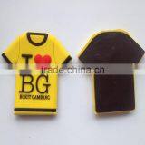 Cartoon Style Custom Logo Printed Cheap Custom Die Cut T-shirt Fridge Magnet