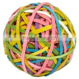 Color Decorative Rubber Band Ball , Silicone bouncing Ball For Sale