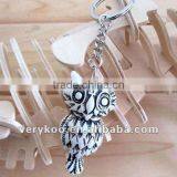 Fashion Owl Alloy Promotional KeyChain Jewelry FCA-15119
