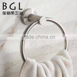 Simple Modern Hot-sale Design Stainless Steel 304 Satin Nickel Bathroom Accessory Set Towel Ring