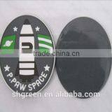 Waterproof 3D Raised Logo Rubber Badge,jacket Sewing on Rubber Patch thumbnail-2