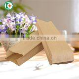 Sharp Bottom Food Grade Paper Bag Brown Kraft Bakery Food Paper Bag