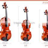 China Handmade All Maple With Case , Bow & Rosin 4/4, 1/4, 1/2 Violin thumbnail-5