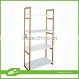 bathroom storage shelving units/bamboo free standing shelves