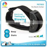 Petrainer bark stop collar/waterproof high quality dog anti bark collar anti-bark necklace