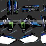 New Style (power Black) TEAM GRAPHICS & BACKGROUNDS Kits FOR YAMAHA YZ250F YZ400F YZ426F 1999 2000 2001 2002 DST0284 thumbnail-1