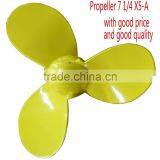 Aluminum Plastic Propeller 7 1/4 X5-A for 2.0-5hp Outboard Motor/boat Plastic Propeller/plastic Fan Propeller thumbnail-1