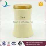 Wholesale Ceramic Modern Food Storage Jars With Wooden Lid thumbnail-5