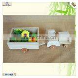 Handmade Primitive Wooden Crafts Tricycle Tractor Truck Toy thumbnail-6