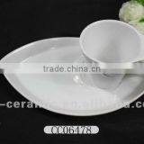 Porcelain Coffee Cup With Snack Dish thumbnail-1