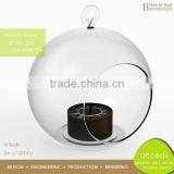 Hot Selling OEM/ODM Borosilicate Clear Glass Candle Holder thumbnail-3