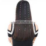 Hot Sale Fashion Rhinestone Hair Diamond Hair Accessories Iron-on Hair Jewel