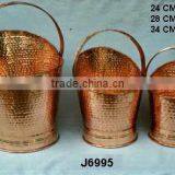 Copper Planter With Mirror Polish thumbnail-1