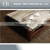 High End Classic Model Wooden Base Marble Coffee Table thumbnail-3