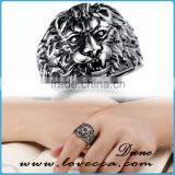 Wholesale Men Jewellery Animal Lion Ring Stainless Steel Men thumbnail-4