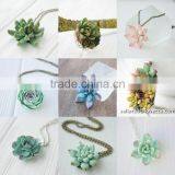 Small Pendant Succulent Pendant Wholesale 4 cm Mini Succulent Plants Arrangement Succulent Jewelry thumbnail-6