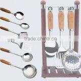 7 Pieces Stainless Steel Bakelite Handle Kitchen Tools thumbnail-1
