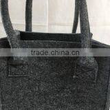 Customized 2pcs Cheap Handle Foldable Felt Shopping Bag thumbnail-4