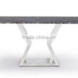 FF-071 Factory Price Stainless Steel Dining Table Base Metal Furniture Legs thumbnail-4