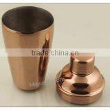 Stainless Steel Cocktail Shaker - Copper Finish thumbnail-3