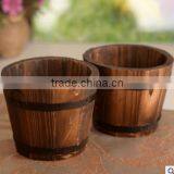 Outdoor Garden Wooden Planter/Wholesale Flower Pots/Wooden Bulk Flower Box thumbnail-1