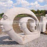 China Supplier Modern Marble Mother and Daughter Garden Sculpture