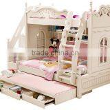 Wooden Kids Bunk Bed With Wardrobe Stairs Bedroom Furniture Bunk for Children Furniture thumbnail-4