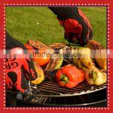 Extra Heat Resistant Triple Layer Silicon Protection BBQ Grilling Oven Gloves thumbnail-4
