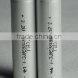 High Rate 3.2 Volt 1100mAh (45C) LiFePO4 18650 Battery