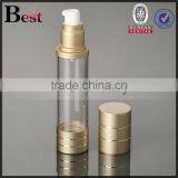 Hot Products Luxury Fancy Airless Cosmetic Bottle Set Gold UV Pump Bottle Cosmetic Skin Care Lotion Serum Cream Wholesale thumbnail-5