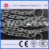 Dog Lead With Nyloy Handle Anmal Chain thumbnail-4