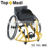 Rehabilitation Therapy Supplies China Topmedi Aluminum Folded Lightweight Leisure Basketball Sport Wheelchair Prices thumbnail-3