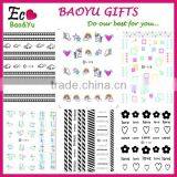 Hogift Hot Selling Flower Nail Sticker,3D/Water Printing Japan Fashion Nail Art Decals thumbnail-5