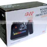UCHOME Digital Color LCD Display LED Projection Alarm Clock With Weather Station / Temperature / Humidity thumbnail-5