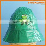 Cheap Yellow Children's Folding Rain Hat Kids PVC Rain Hat Inventory 150911 thumbnail-4
