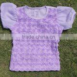 Wholesale Childrens t Shirt Baby Tops With Rose thumbnail-4