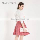 Nice Design High Quality Latest Fashion Elegant Clothes Manufacturer Guangzhou Women Smart Casual Dress 2016 thumbnail-2