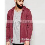 Fashion Style Custom Jersey Lesiure Full Zip Man Coat With Hooded thumbnail-2