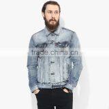 Facny Boys Denim Mens Windbreaker Jacket Custom Your Own Coat thumbnail-1