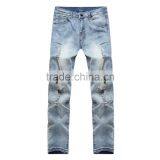 2016 New Men's Fashion Men's Jeans Bule Jeans Hole Personality Male Personality Pants thumbnail-6