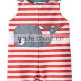 Applique Summer Wear Sleeveless Custom Infant Organic Cotton Newborn Cheap Wholesale Used Baby Clothes thumbnail-2