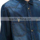 Top Quality Long Sleeve Washed Mens Denim Shirts thumbnail-3