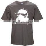 New Fashion Design Wholesale Cotton Plain Mens Printing t Shirts Short Sleeve Blamk T Shirt Men thumbnail-1