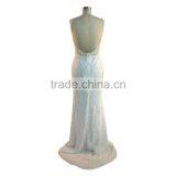 Spaghetti Strap Satin Wedding Dress Ivory Sheath/Column Dress thumbnail-2