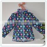 CHILDREN KID GIRL'S CUTE PRINT PUFFY HOODED SKI JACKET thumbnail-1