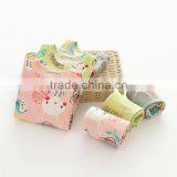 Autumn New Style Animal and Flower Printing Cotton Soft Girl Pajamas thumbnail-2