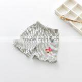 Wholesale Striped Ruffle Shorts for Little Girls thumbnail-6