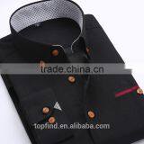 High Quality Customise 2016 New Arrival Cheap Mens Uniform Office Shirt With Private Logo thumbnail-3