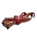Red Braiding PU Leather Rope for Women
