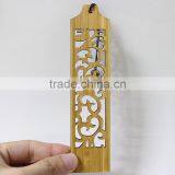 Wholesale Customized Bamboo Craft Through Carved Wooden Bookmark thumbnail-2
